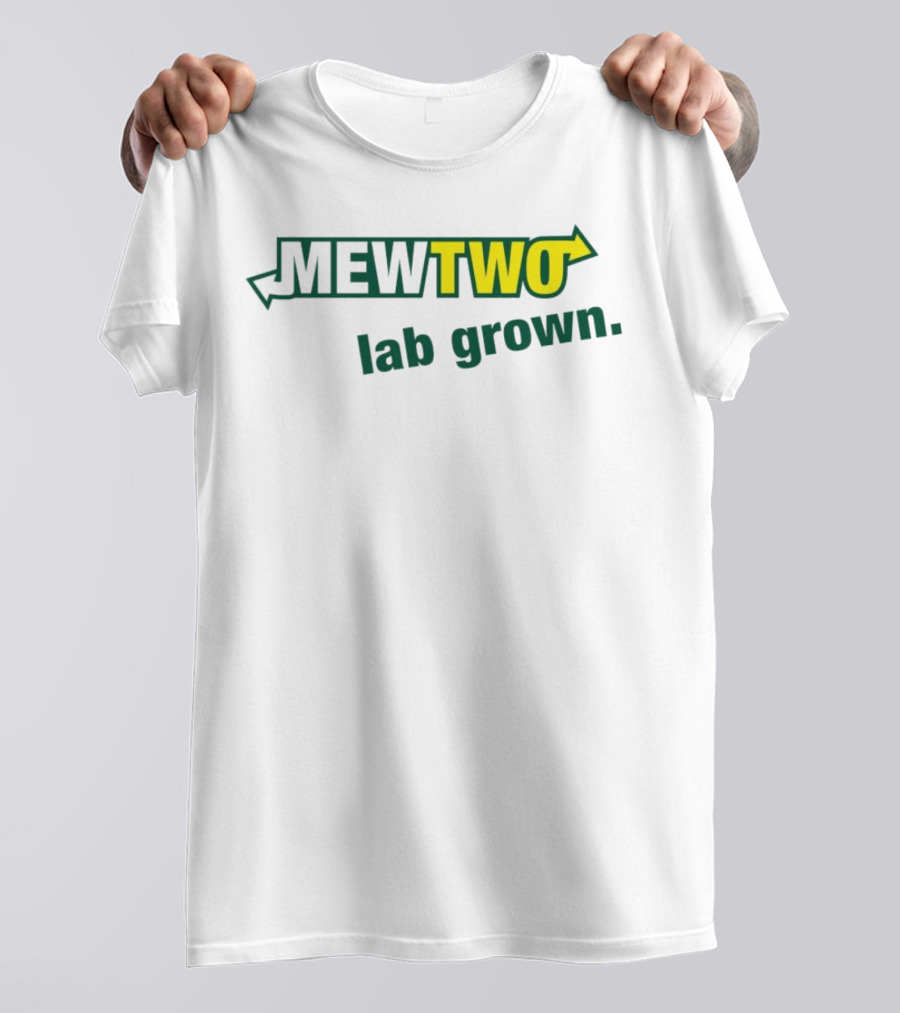 MEWTWO Lab Grown Arrows Text T-Shirt
