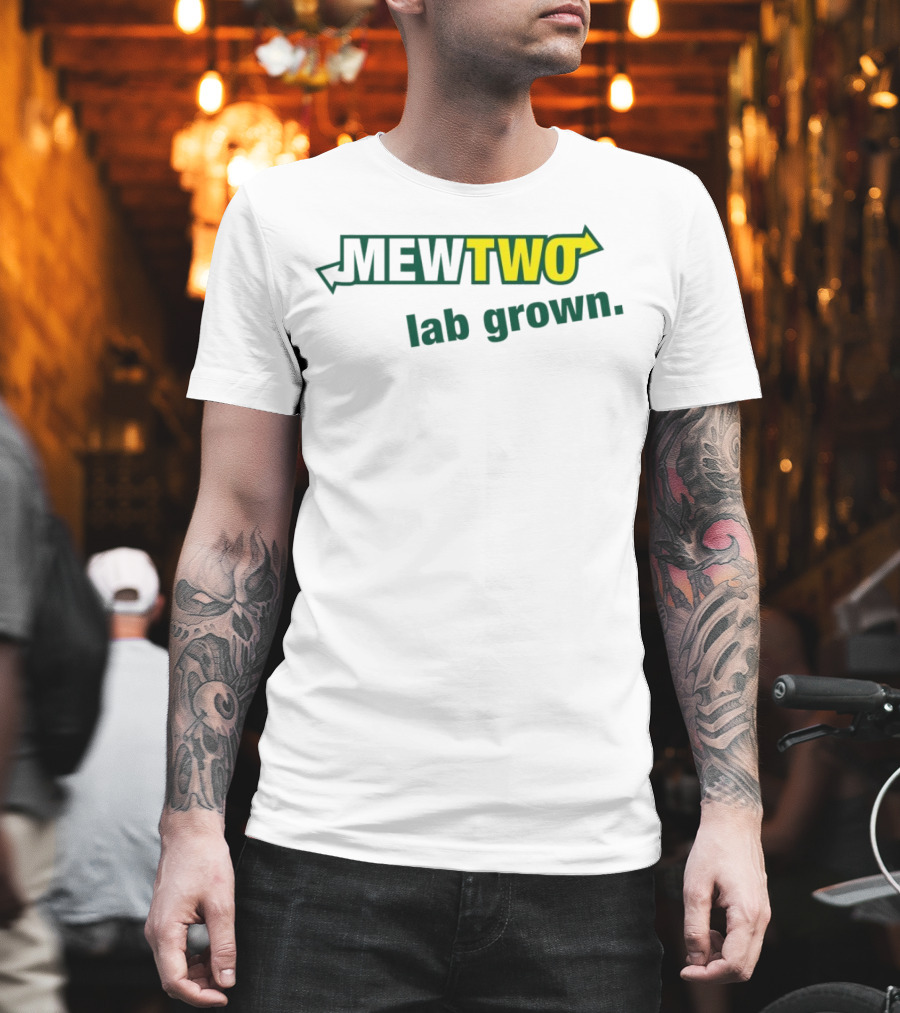 MEWTWO Lab Grown Arrows Text T-Shirt