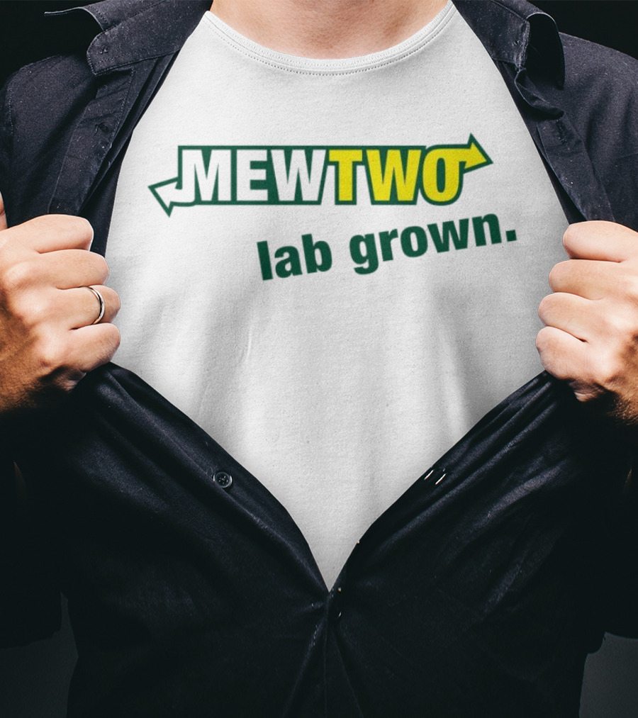 MEWTWO Lab Grown Arrows Text T-Shirt