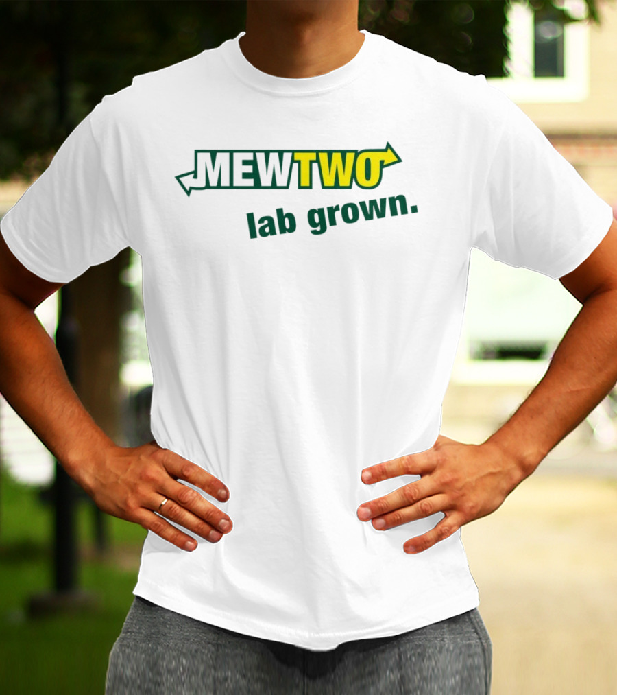 MEWTWO Lab Grown Arrows Text T-Shirt