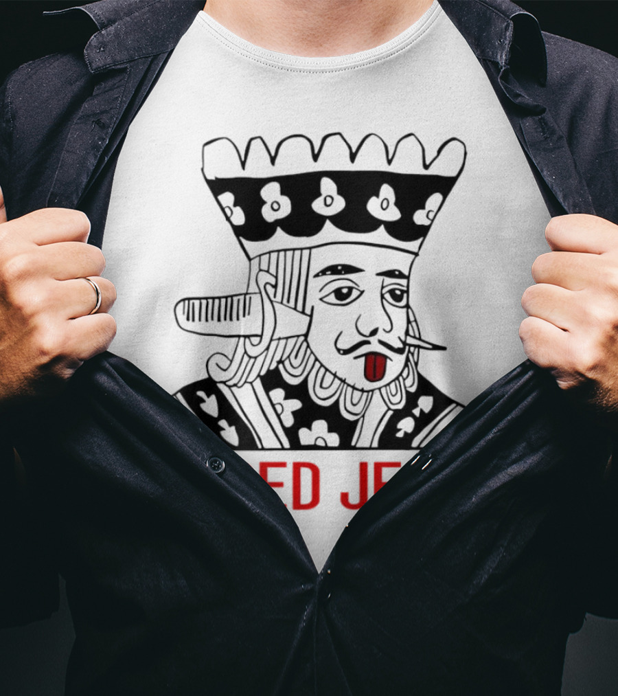 Pissed Jeans Playing Card King With Red-Tipped Tongue T-Shirt
