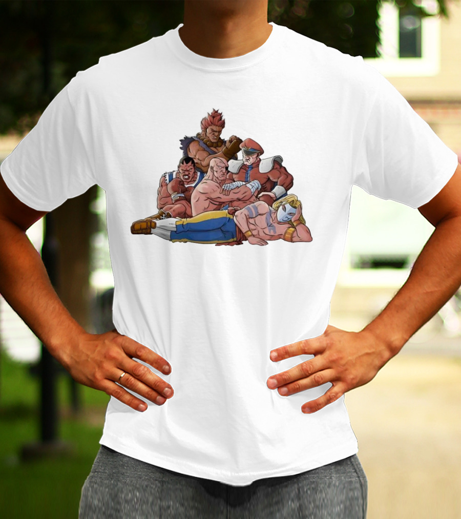 Street Fighter Villains Pose As The Breakfast Club Characters T-Shirt