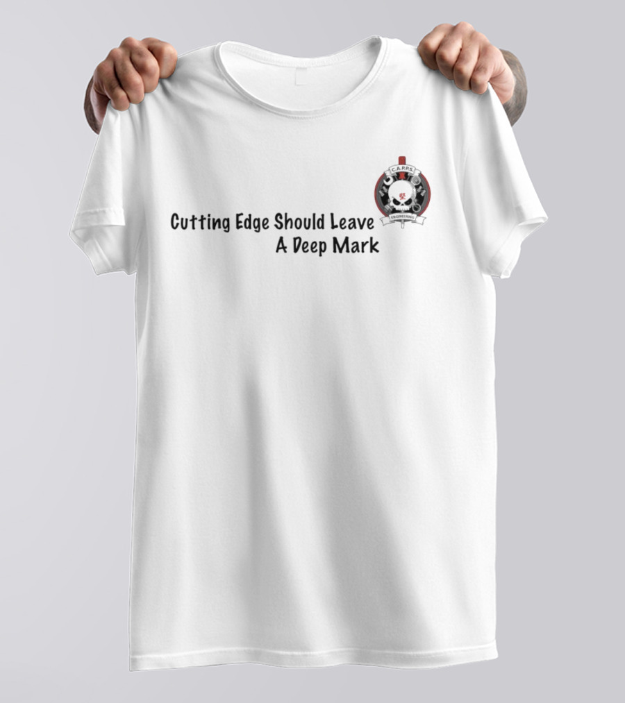 Cutting Edge Should Leave A Deep Mark With CAPPS Emblem T-Shirt