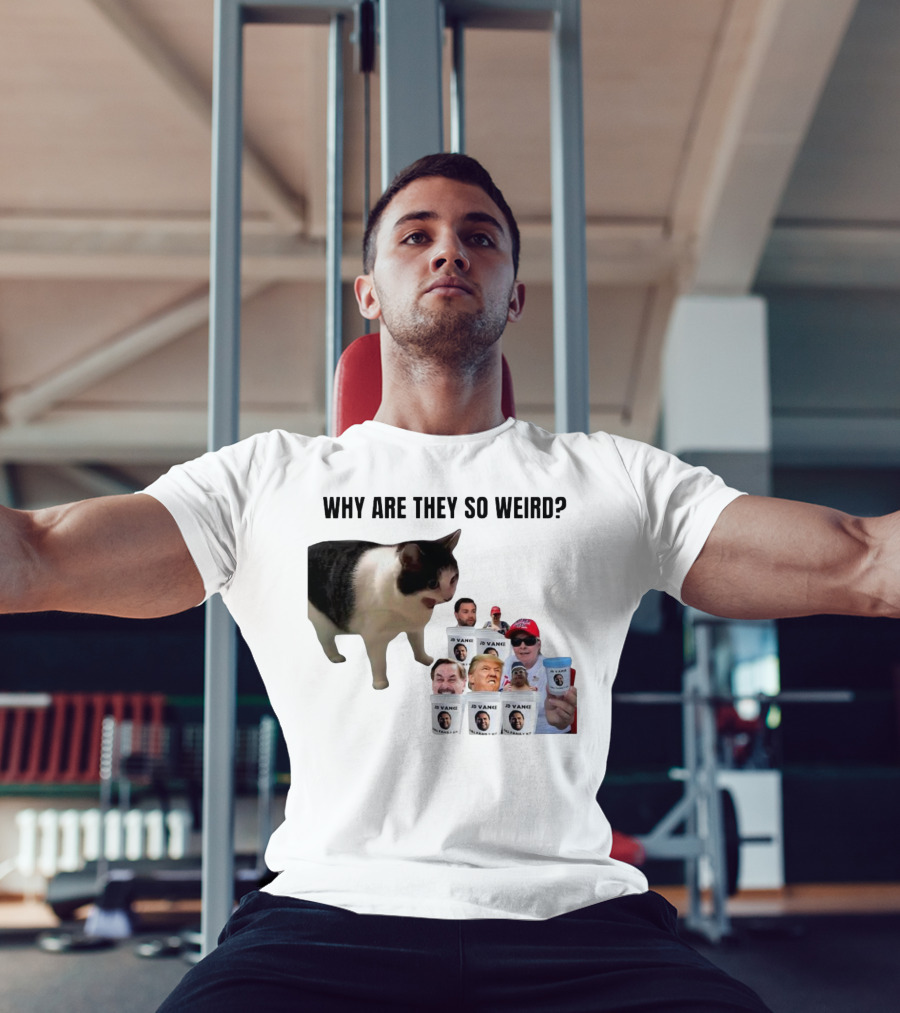 Cat Why Are They So Weird JD Vance Memes Full Family Kit T-Shirt