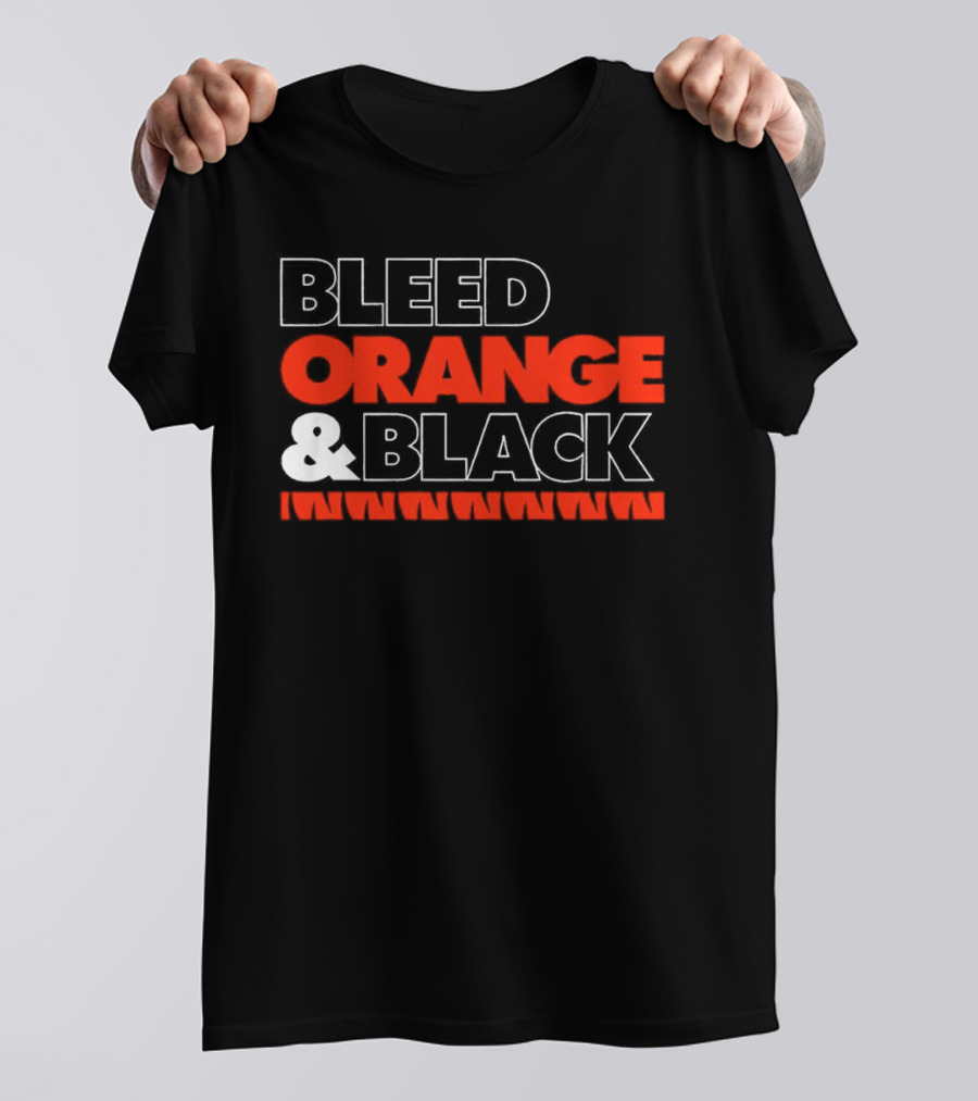 Cincinnati Bengals Bleed Orange And Black T-Shirt