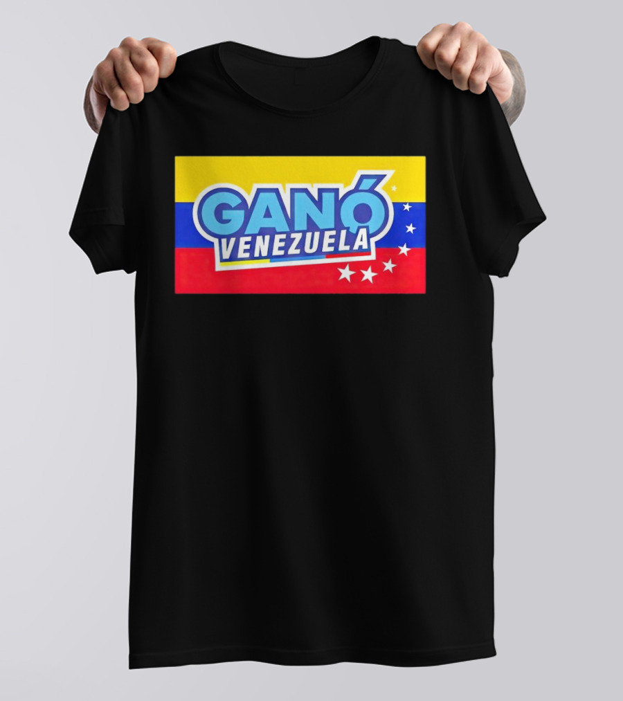 Ganó Venezuela Bandera Colores Estrellas T-Shirt