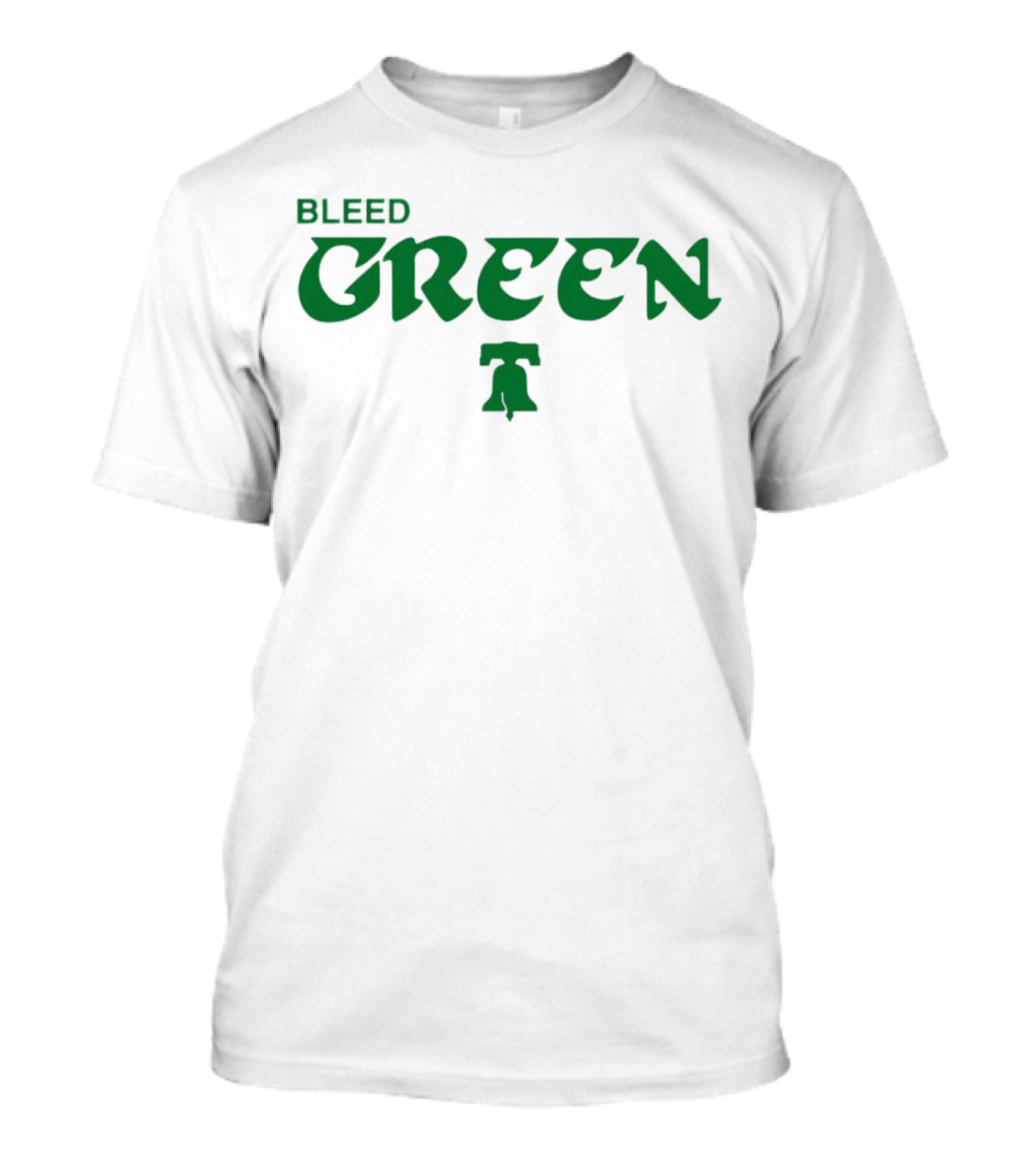 Philadelphia Eagles Bleed Green Liberty Bell T-Shirt
