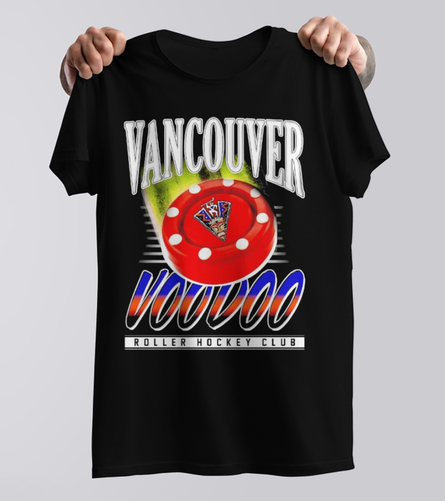 Vancouver Voodoo Roller Hockey Club Puck Logo Classic T-Shirt