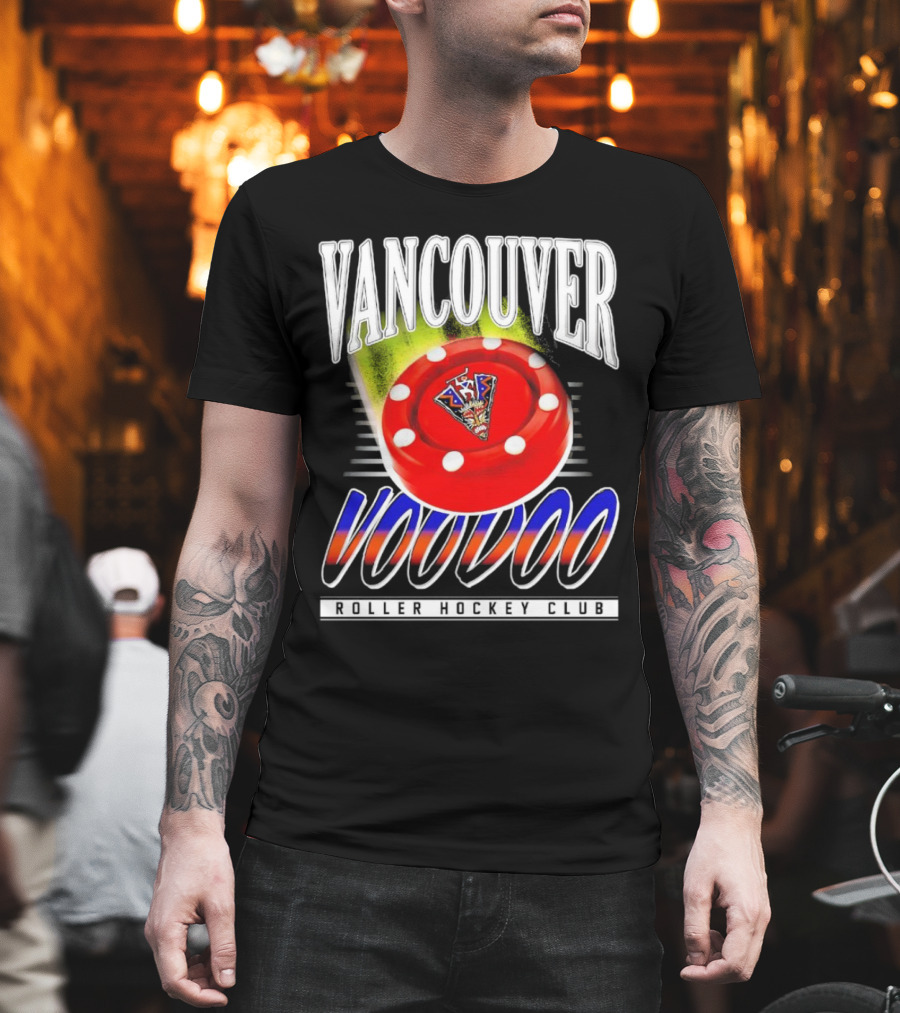 Vancouver Voodoo Roller Hockey Club Puck Logo Classic T-Shirt