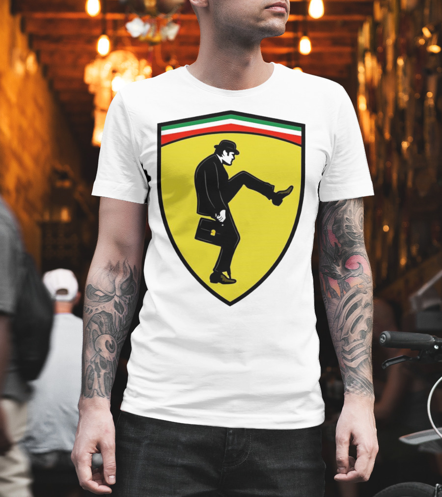 Ministry Of Silly Walks Monty Python Ferrari T-Shirt
