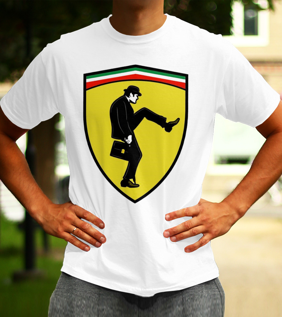 Ministry Of Silly Walks Monty Python Ferrari T-Shirt