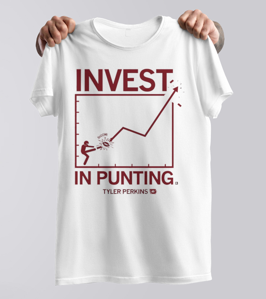 Tyler Perkins Invest In Punting Iowa State Cyclones Chart Football T-Shirt