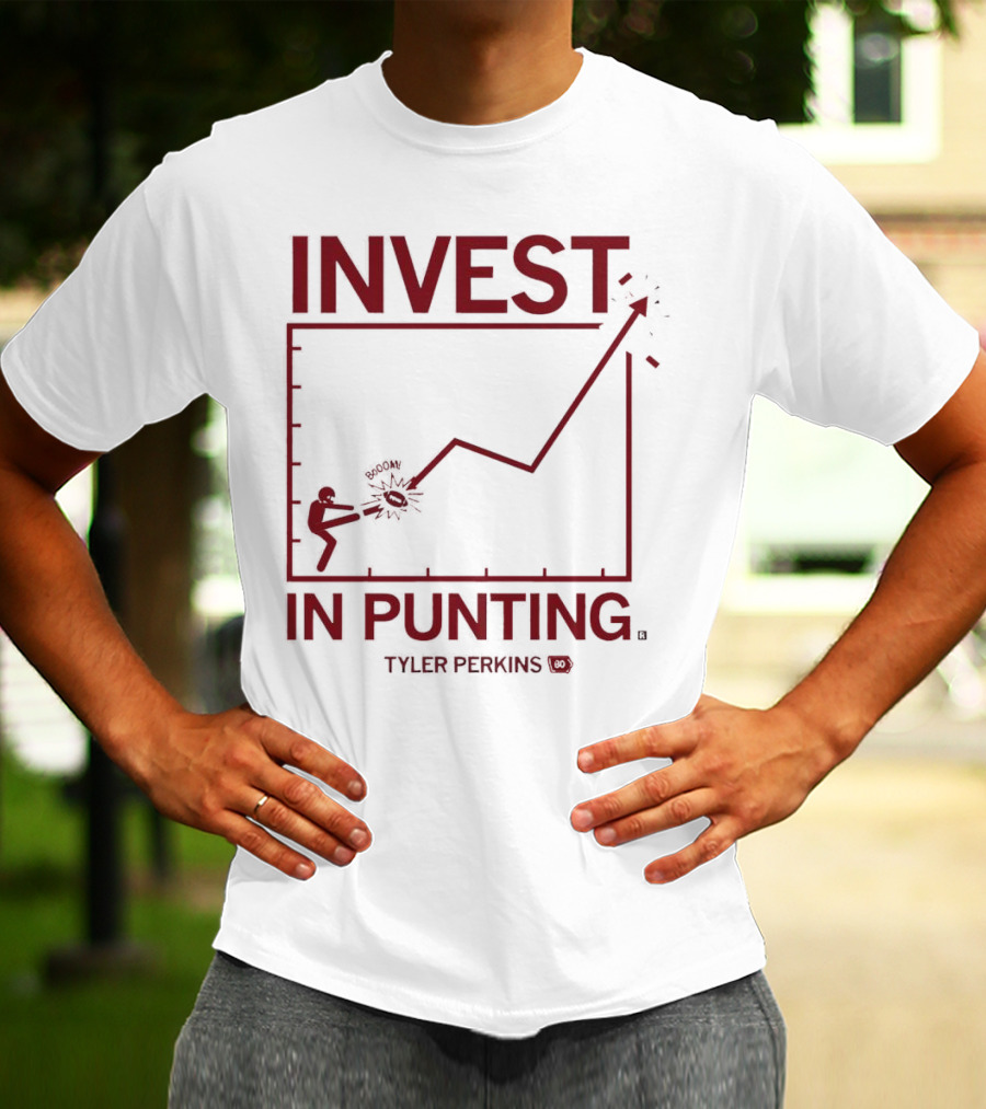 Tyler Perkins Invest In Punting Iowa State Cyclones Chart Football T-Shirt