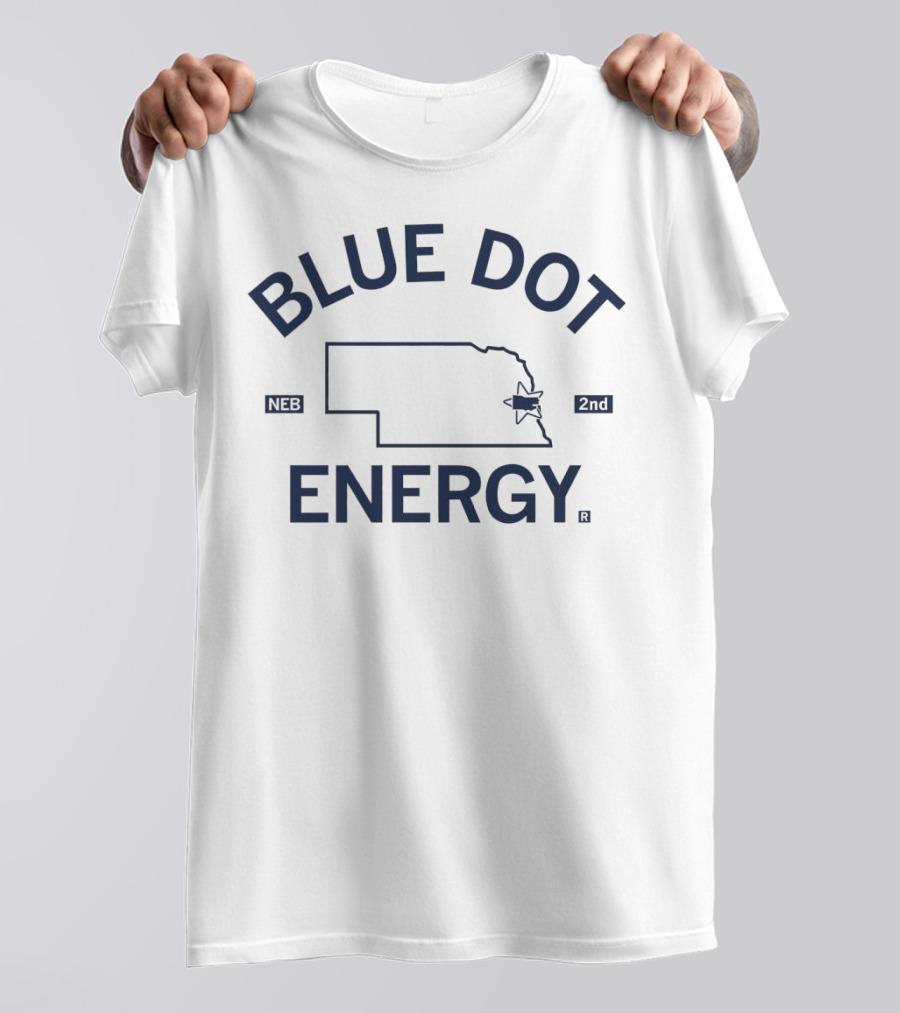 Blue Dot Energy Nebraska Neb 3rd State T-Shirt