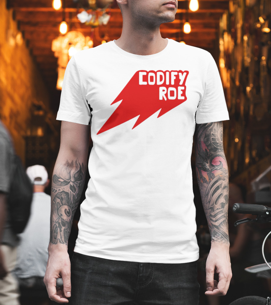 Codify Roe Red Lightning Bolt T-Shirt