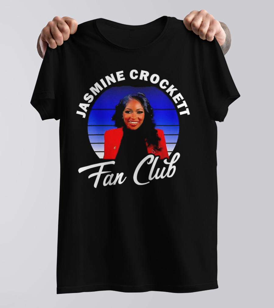 Jasmine Crockett Fan Club Texas Democrat T-Shirt
