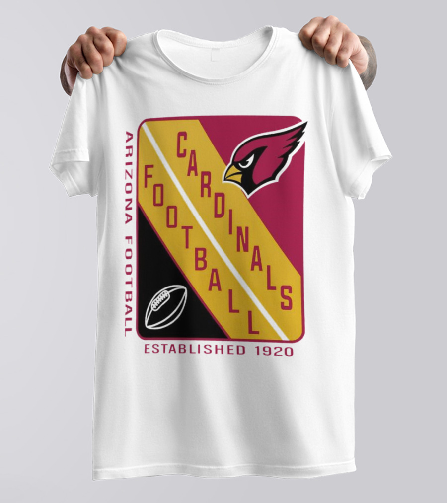 Arizona Cardinals Football Established 1920 Starter Shield T-Shirt