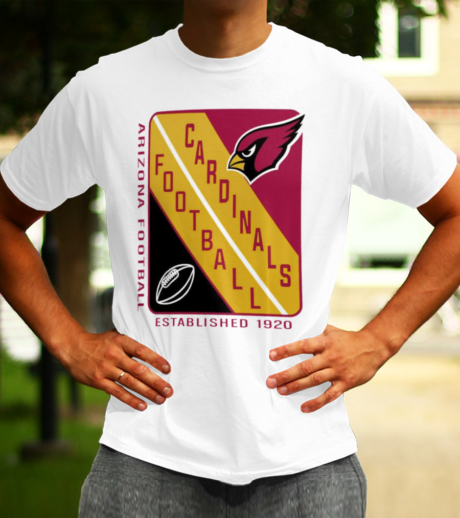 Arizona Cardinals Football Established 1920 Starter Shield T-Shirt