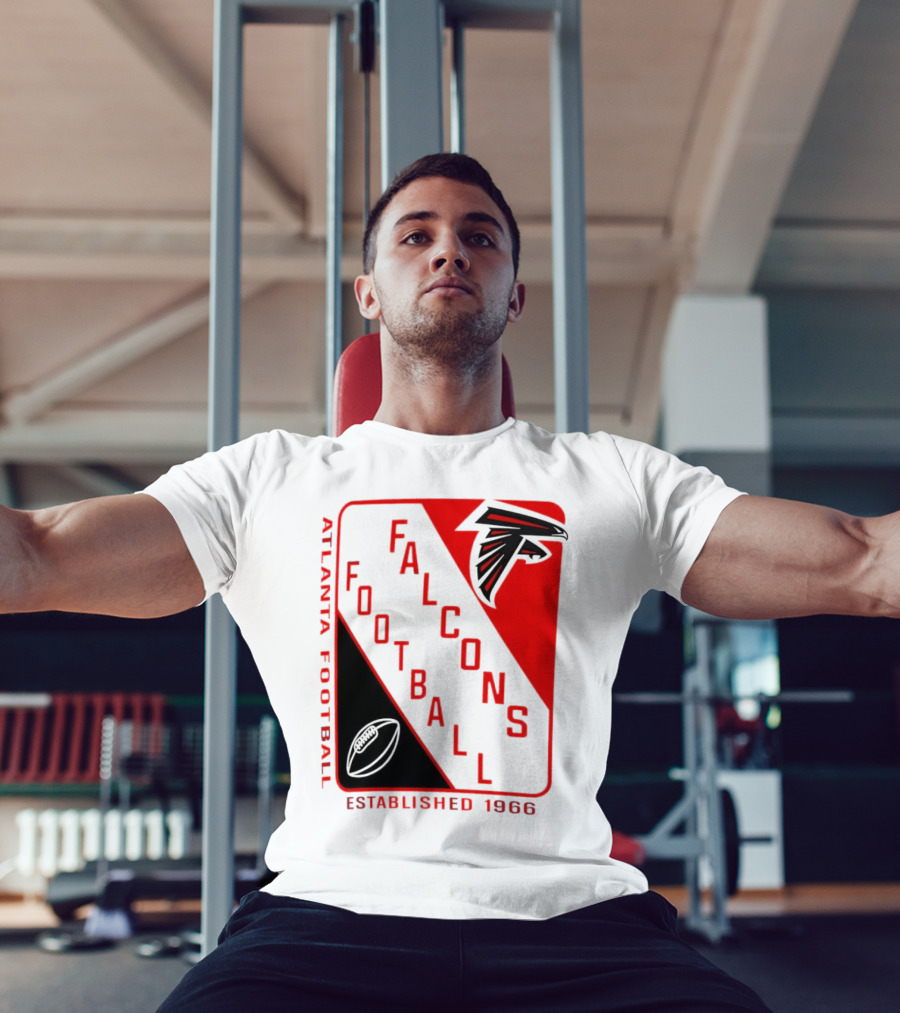 Atlanta Falcons Football Established 1966 Shield T-Shirt