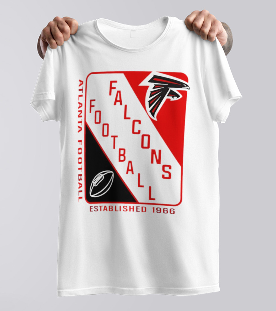 Atlanta Falcons Football Established 1966 Shield T-Shirt