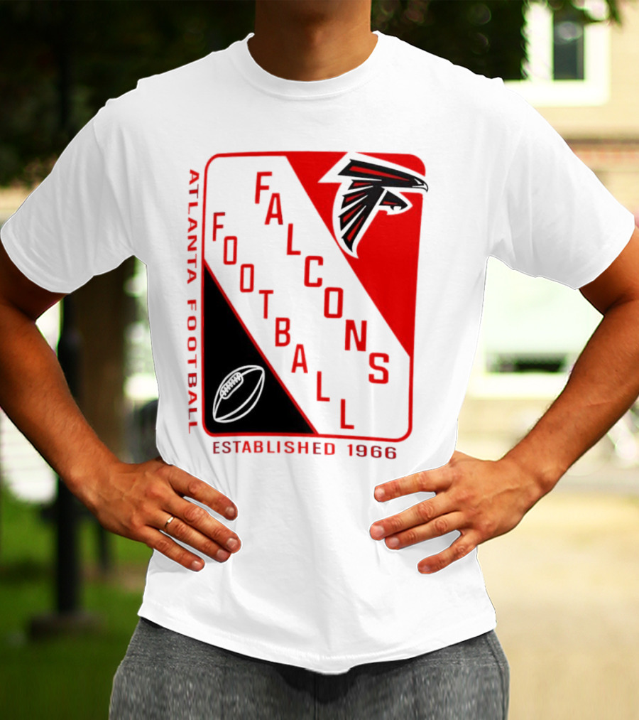 Atlanta Falcons Football Established 1966 Shield T-Shirt