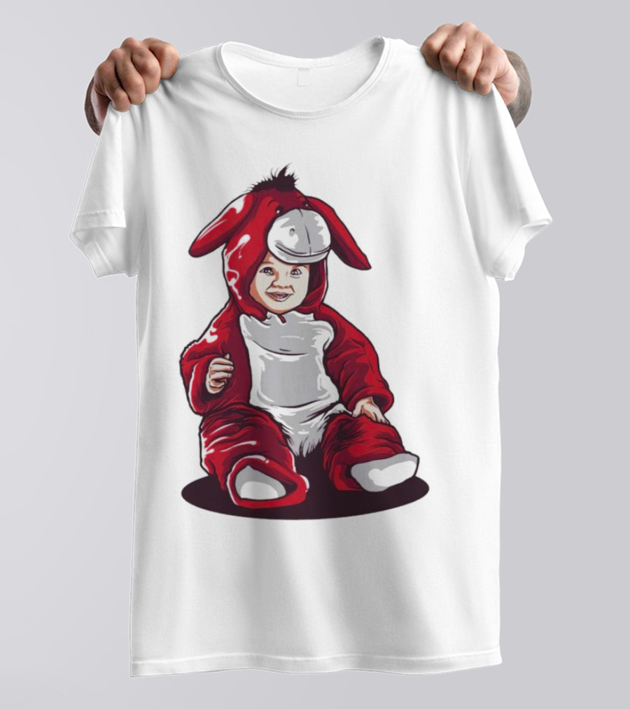 Baby Wear Horse Clothes In Red Costume T-Shirt