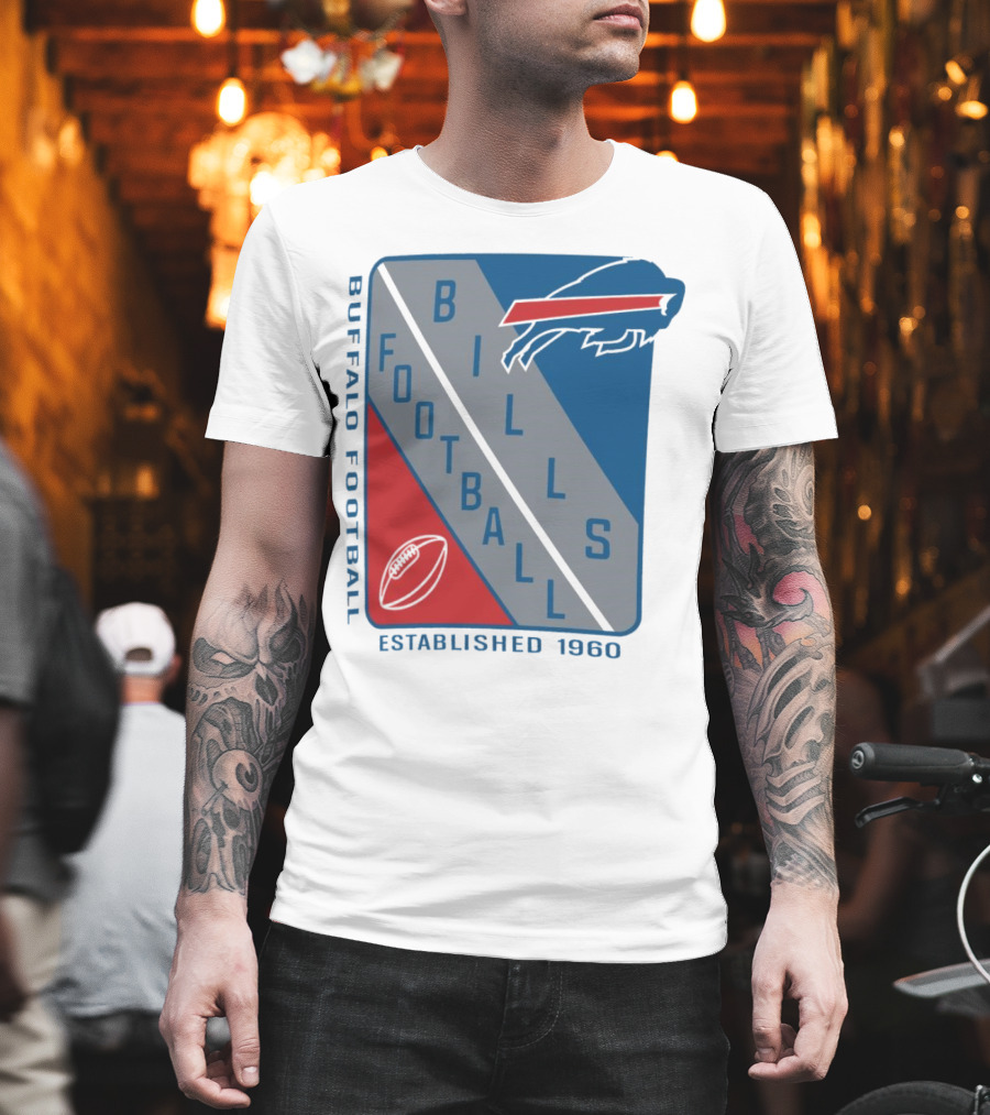Buffalo Bills Football Established 1960 Shield T-Shirt