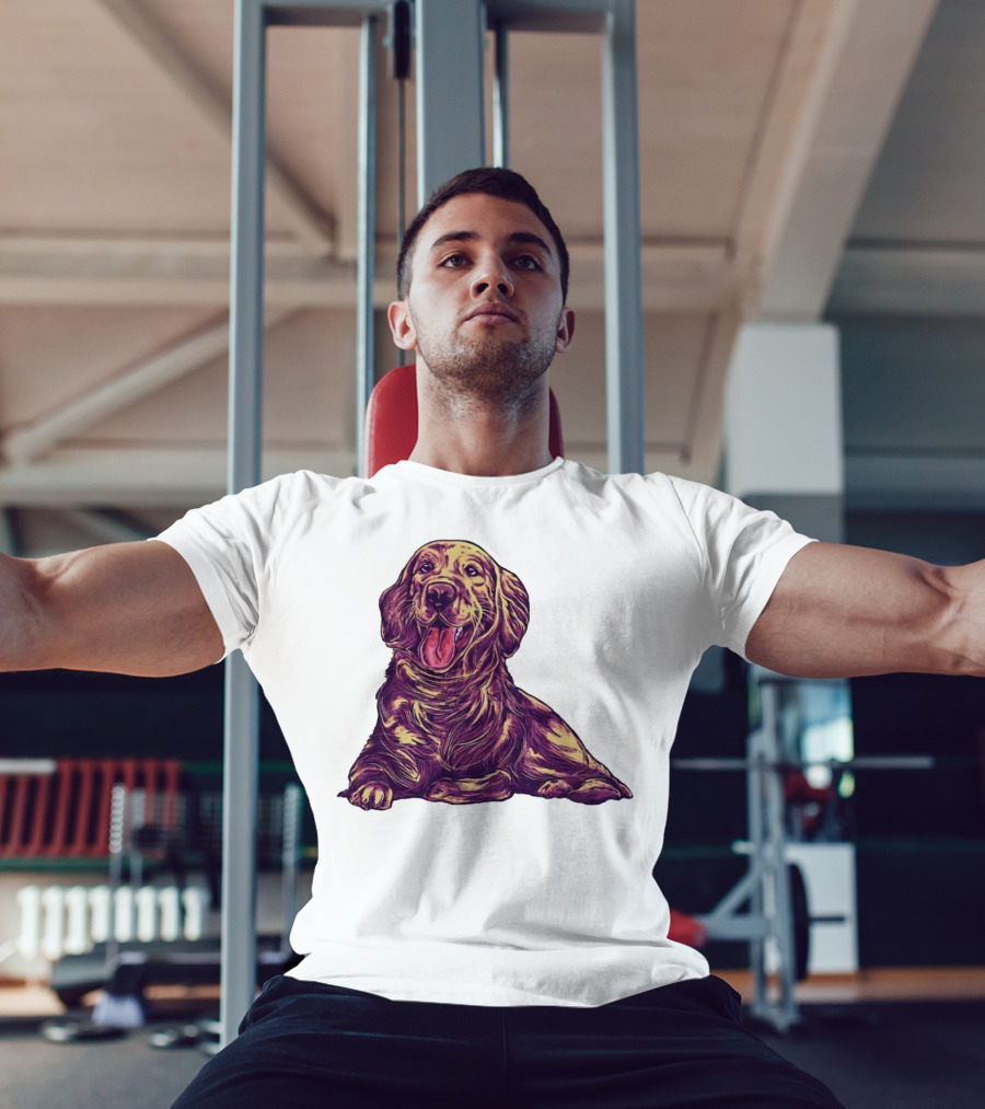 Golden Retriever Cute Dog T-Shirt