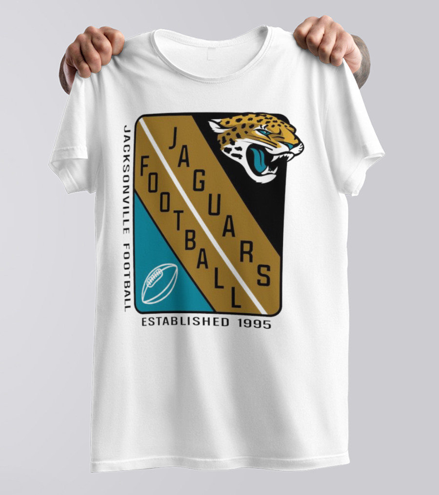 Jacksonville Jaguars Football Established 1995 Jaguars Football T-Shirt