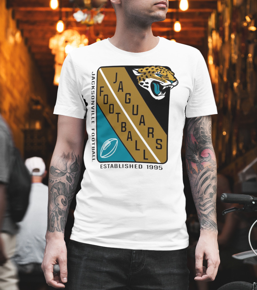 Jacksonville Jaguars Football Established 1995 Jaguars Football T-Shirt