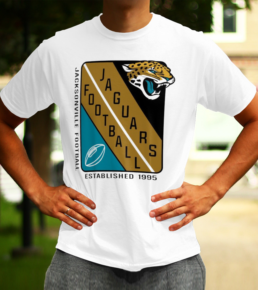 Jacksonville Jaguars Football Established 1995 Jaguars Football T-Shirt