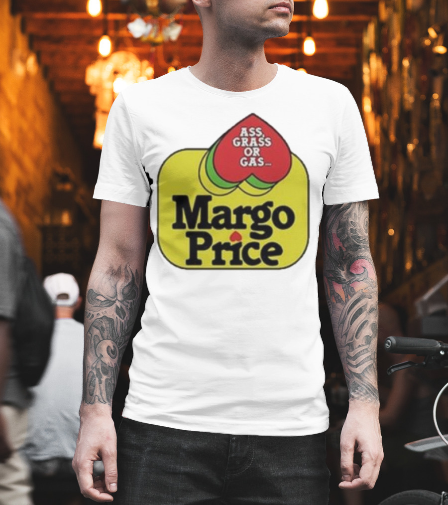Margo Price Ass Grass Or Gas Playing Cards T-Shirt
