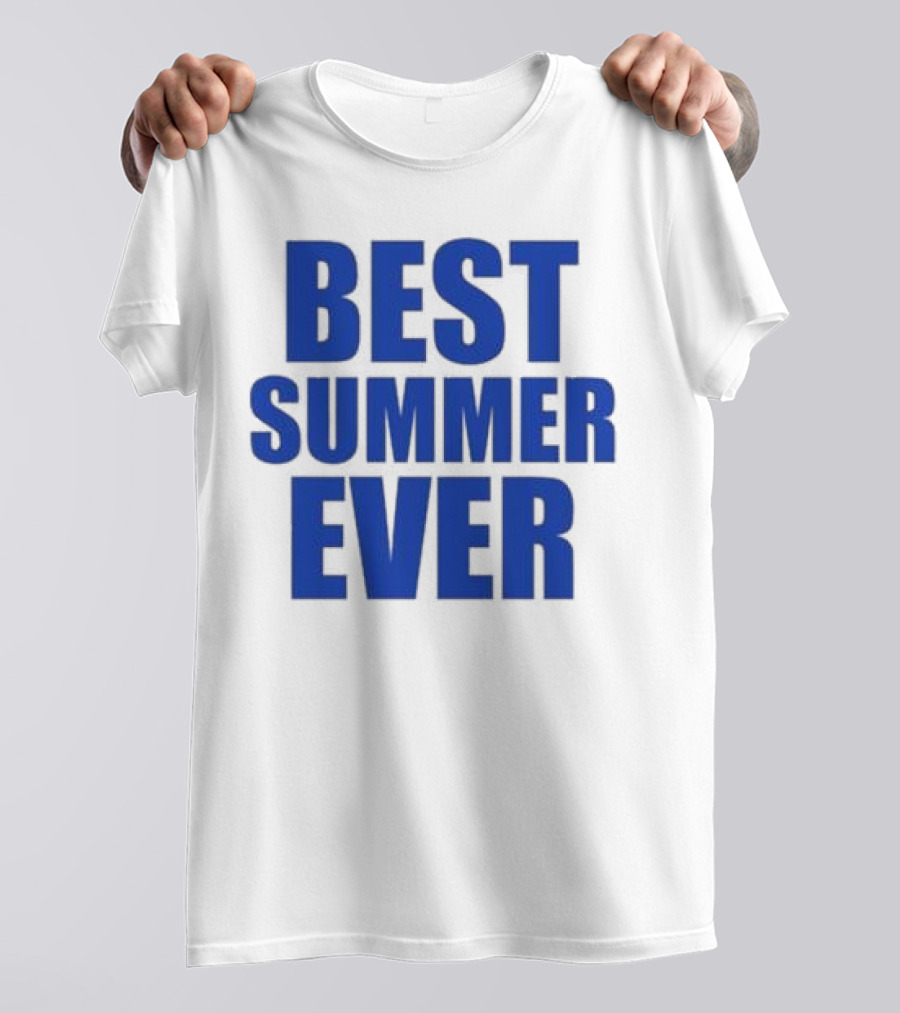 Best Summer Ever Natalie King Wearing Best Summer T-Shirt