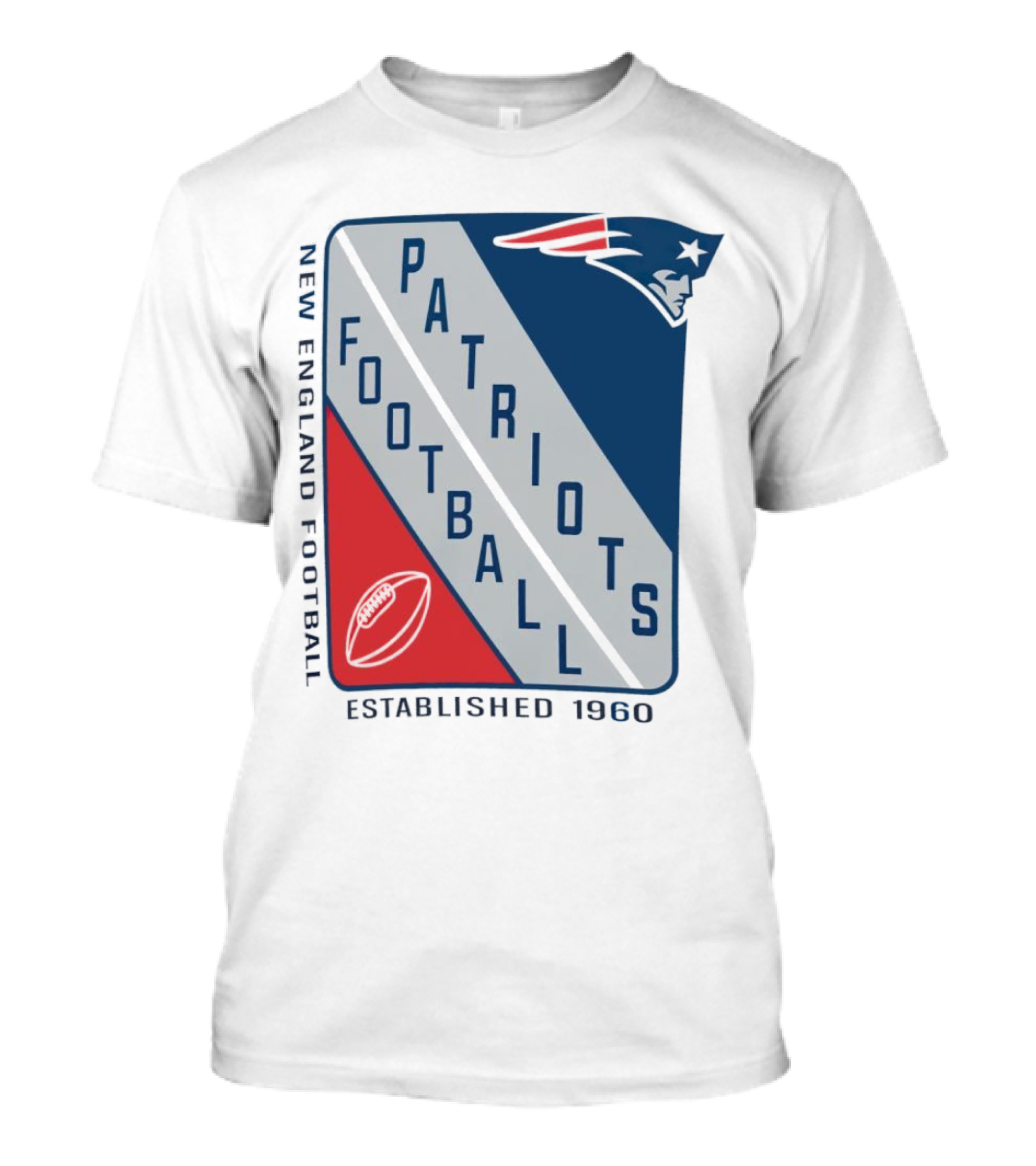 New England Patriots Football Established 1960 Shield T-Shirt