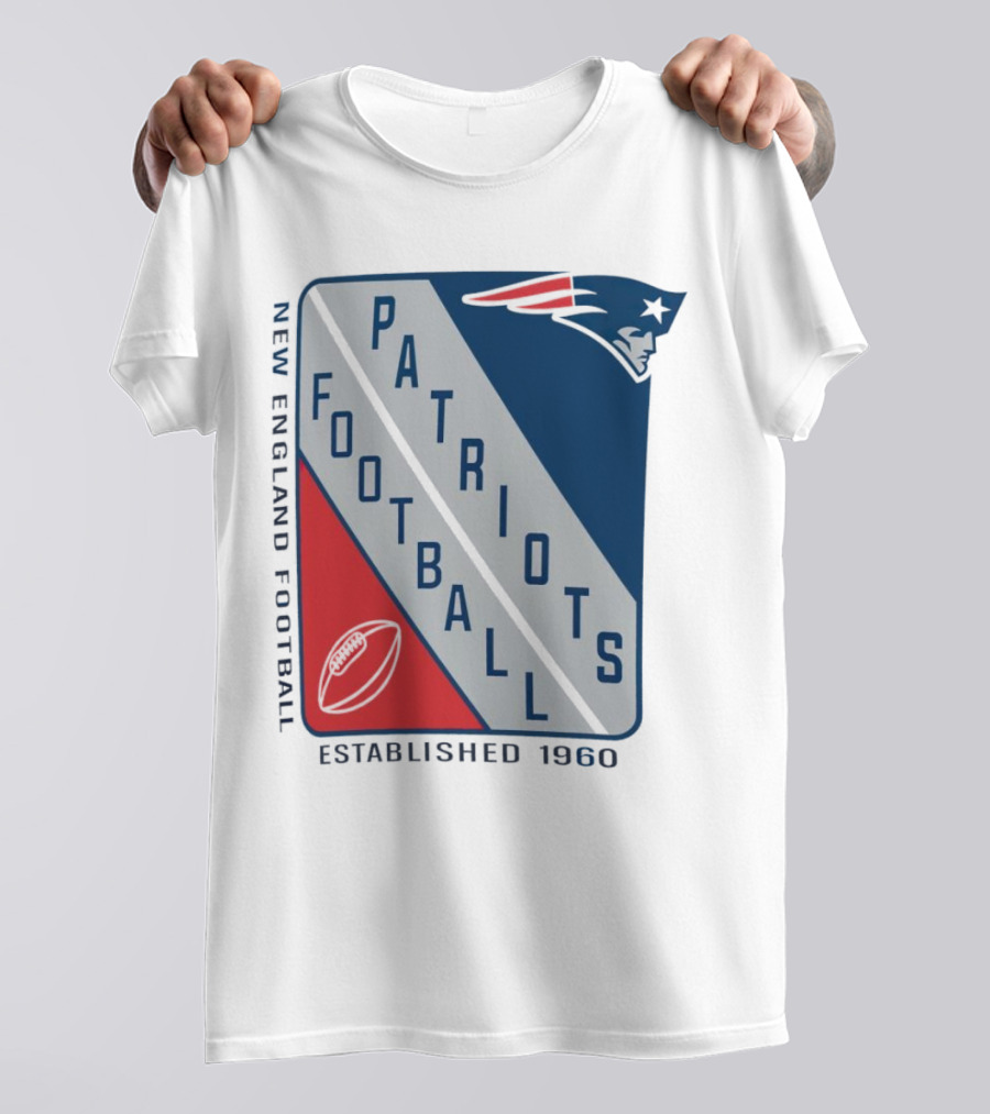 New England Patriots Football Established 1960 Shield T-Shirt