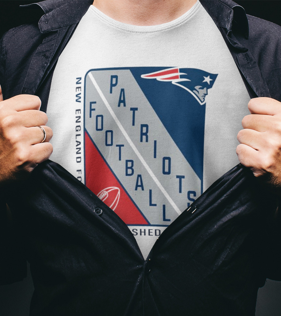 New England Patriots Football Established 1960 Shield T-Shirt