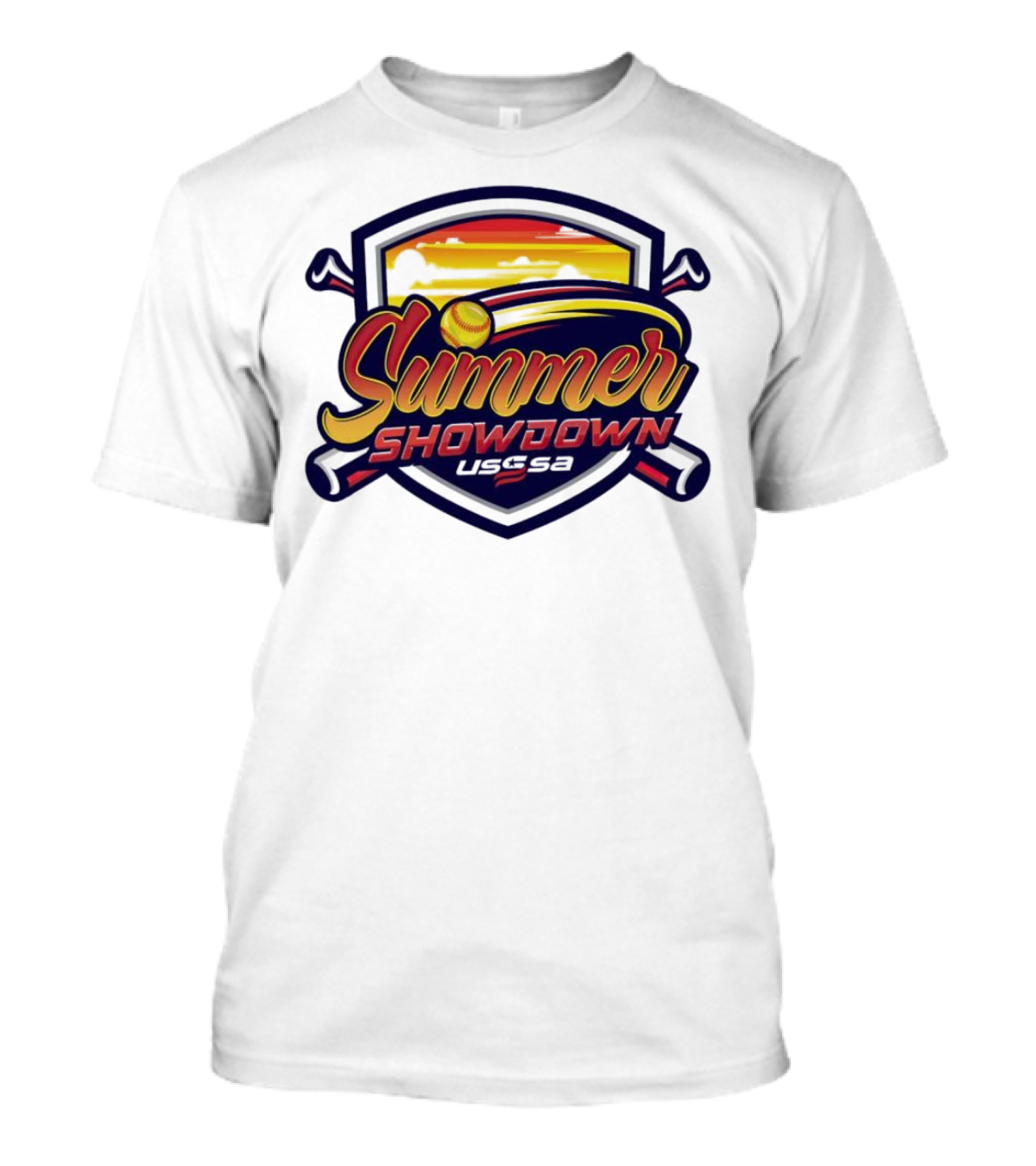 USSSA Summer Showdown Softball Sunset T-Shirt