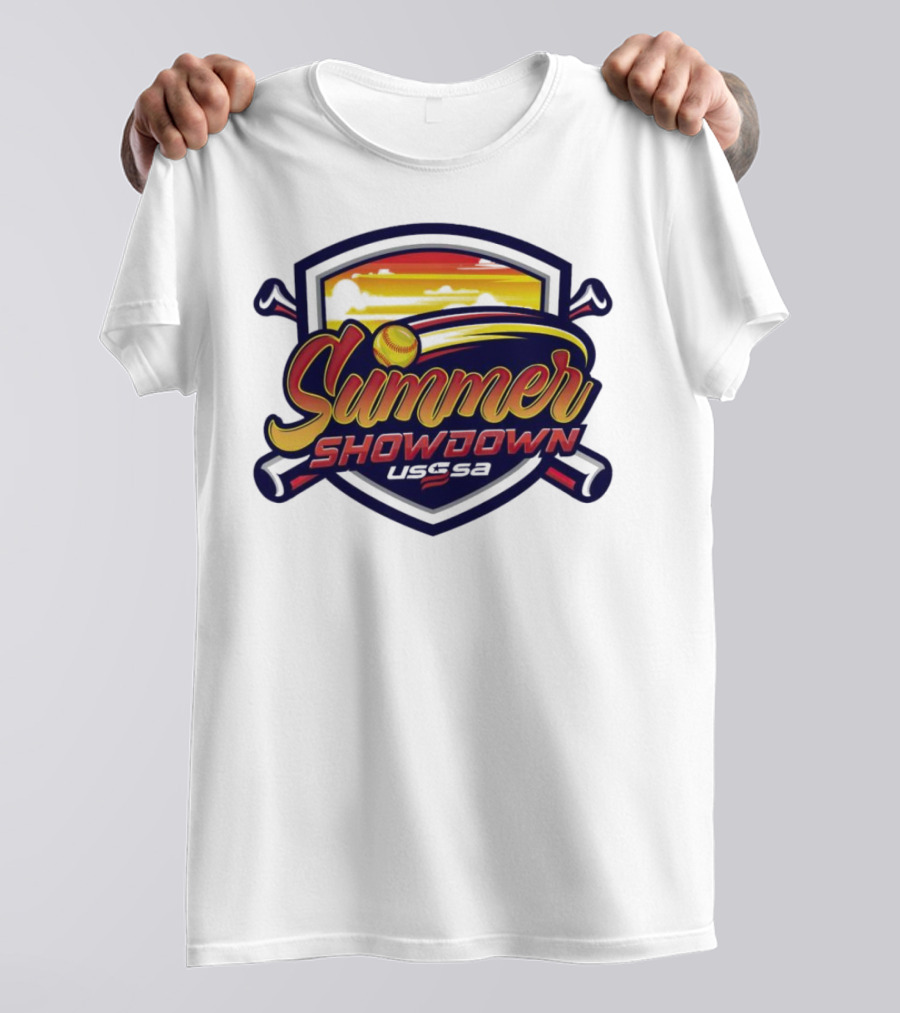 USSSA Summer Showdown Softball Sunset T-Shirt