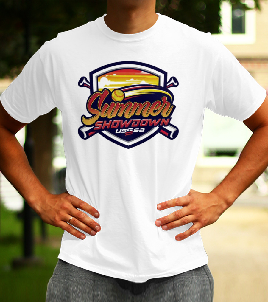 USSSA Summer Showdown Softball Sunset T-Shirt