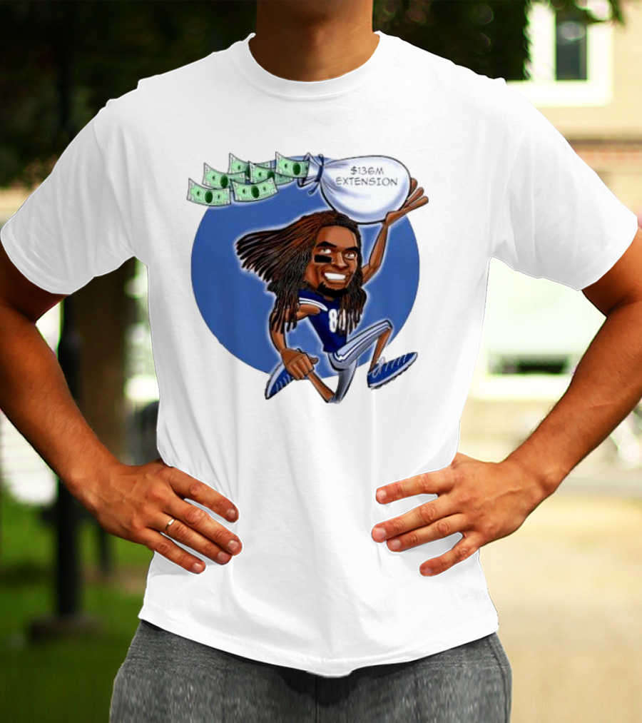 Ceedee Lamb Dallas Cowboys $136M Extension Cartoon T-Shirt