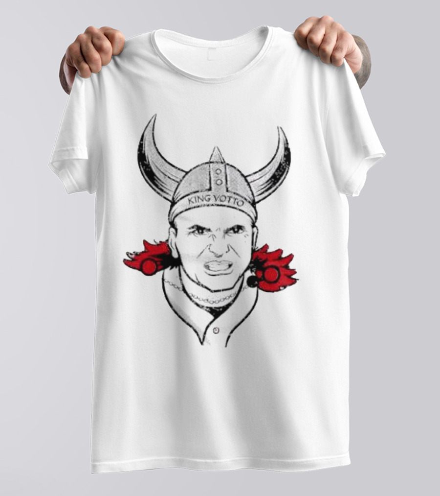 Cincinnati Reds King Votto Viking Warrior T-Shirt