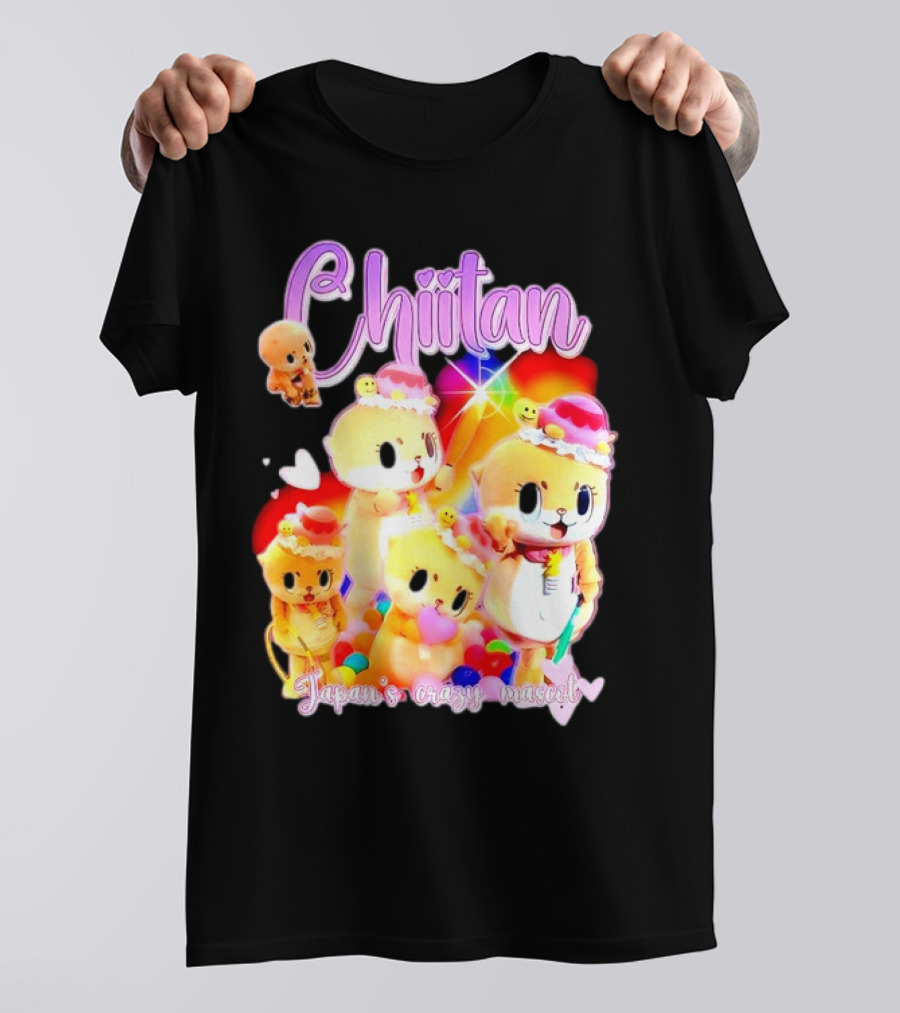 Chiitan Japan's Crazy Mascot Hinged Tweets T-Shirt