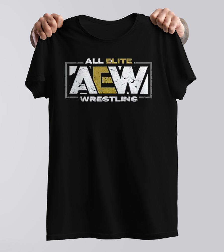All Elite AEW Wrestling Retro Logo T-Shirt