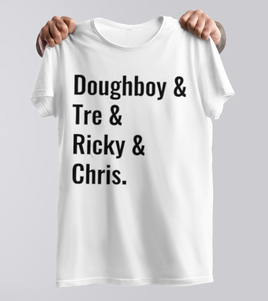 Doughboy Tre Ricky Chris Iconic Names T-Shirt