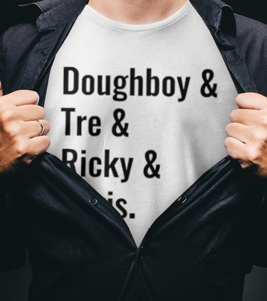 Doughboy Tre Ricky Chris Iconic Names T-Shirt