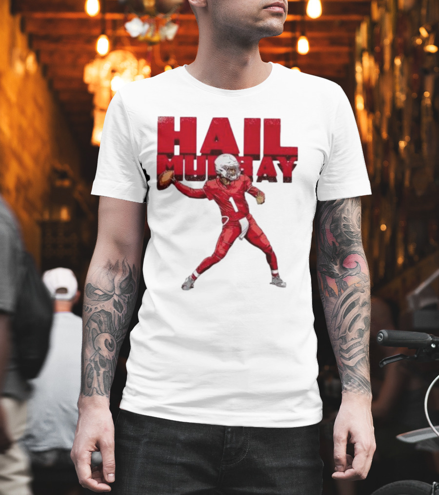 Arizona Cardinals Kyler Murray Hail Murray Football Play T-Shirt