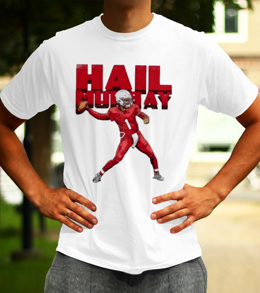 Arizona Cardinals Kyler Murray Hail Murray Football Play T-Shirt