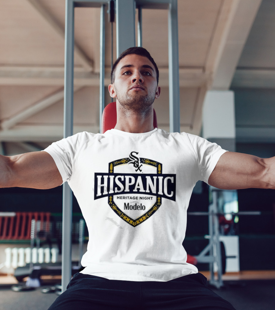 Chicago White Sox Hispanic Heritage Night Modelo Sox Logo Badge T-Shirt