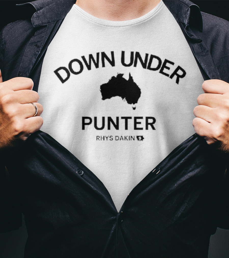 Down Under Punter Rhys Dakin Australia T-Shirt