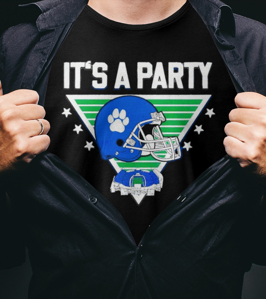 It's A Party Helmet Stadium Kentucky Wildcats T-Shirt